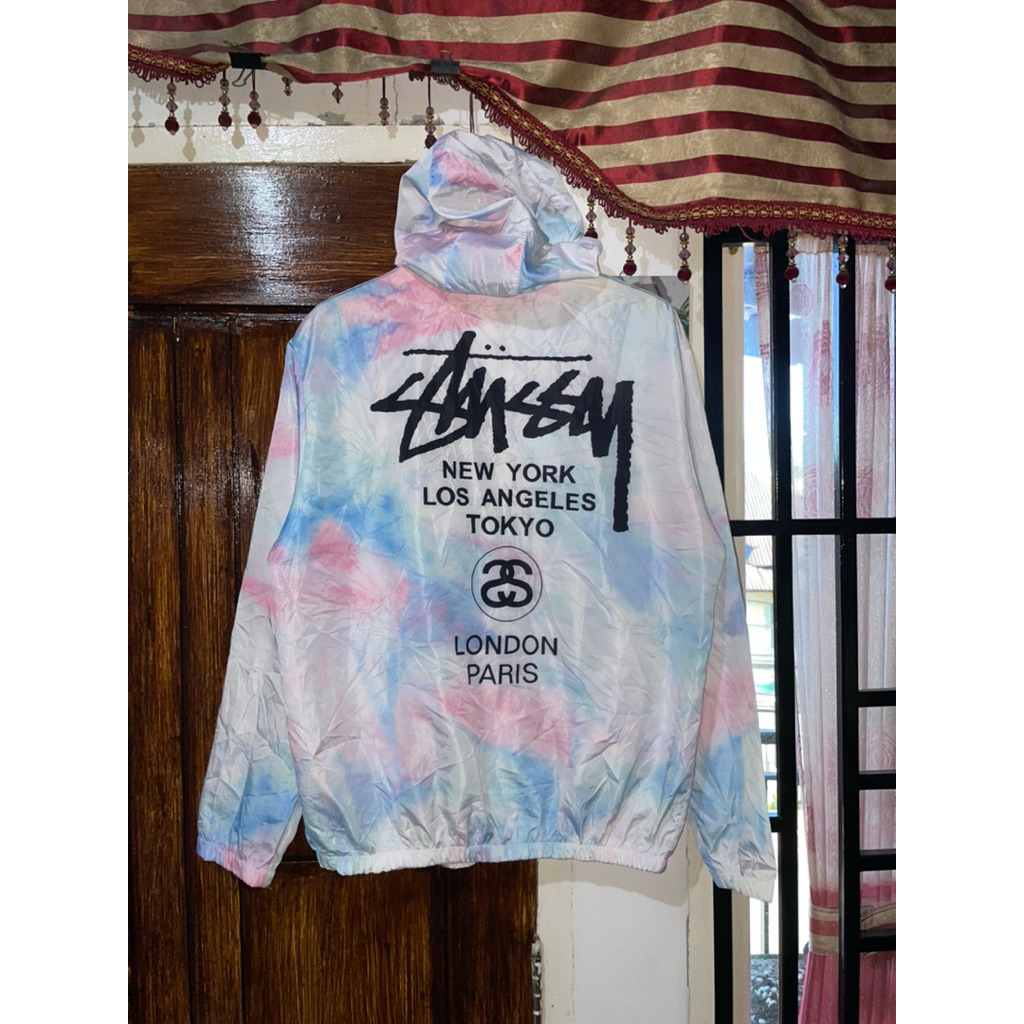 Jacket windbreaker stussy marbel taidei