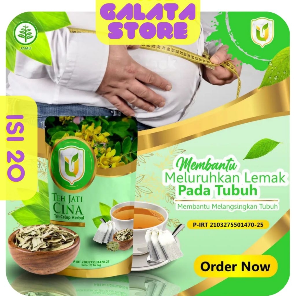 

TEH DAUN JATI CINA ISI 20 KANTONG Membantu Meluruhkan Lemak Pada Tubuh