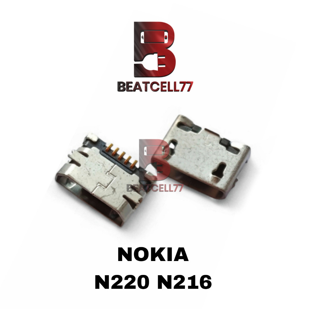Plug In Nokia N220 N216 Konektor Charger Casan Cas Con Tc