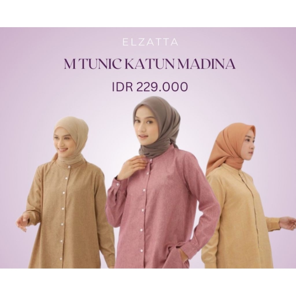 Elzatta M Tunic Katun Madina size M