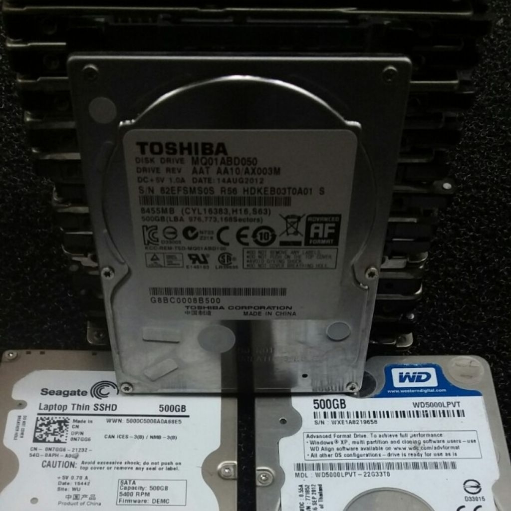 Hardisk Laptop 2.5" Internal Ekstenal 500GB All Merk