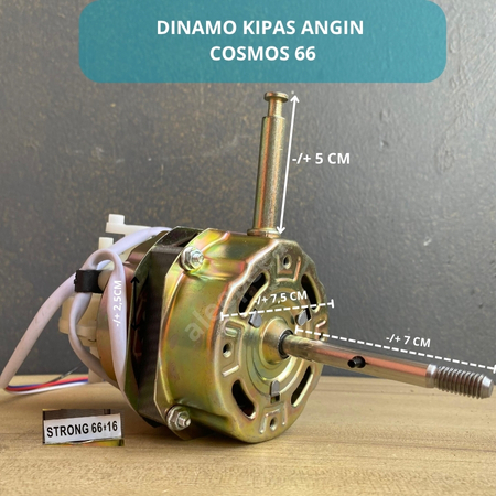 Dinamo Kipas Angin Cosmos - Dinamo Motor Kipas Angin Cosmos - Dinamo Kipas Angin Cosmos Type 66 - Sp