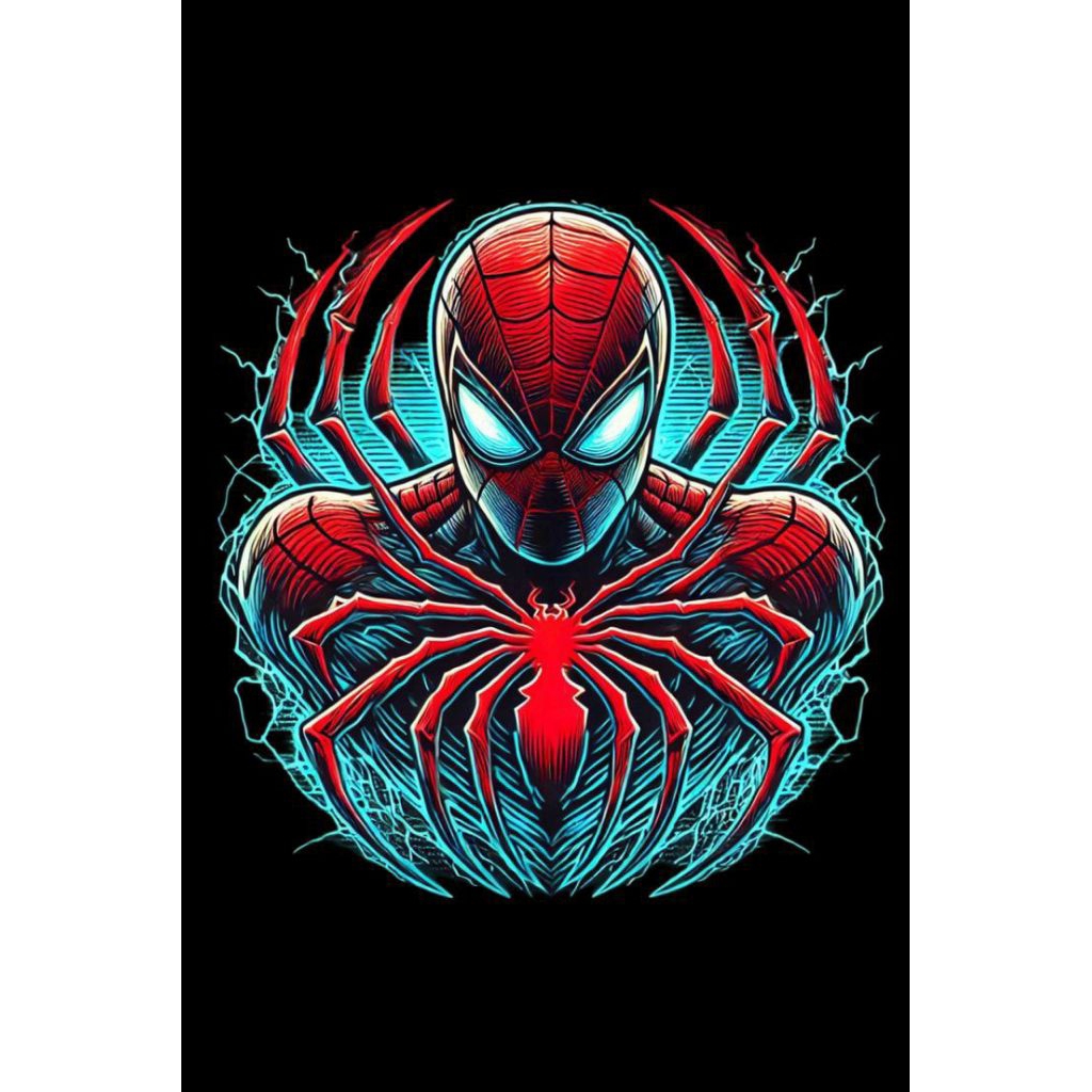 

stiker 3D spederman keren, stiker print sudah cutting, size 15 x 18 cm, anti air
