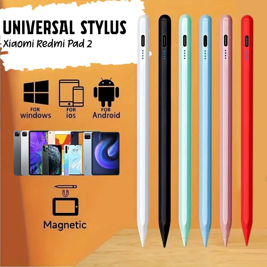 Pencil Xiaomi Redmi Pad 2 11 inch 2025 Touch Stylus Pen Universal Colorful Tip Nib Refill Smart Pens