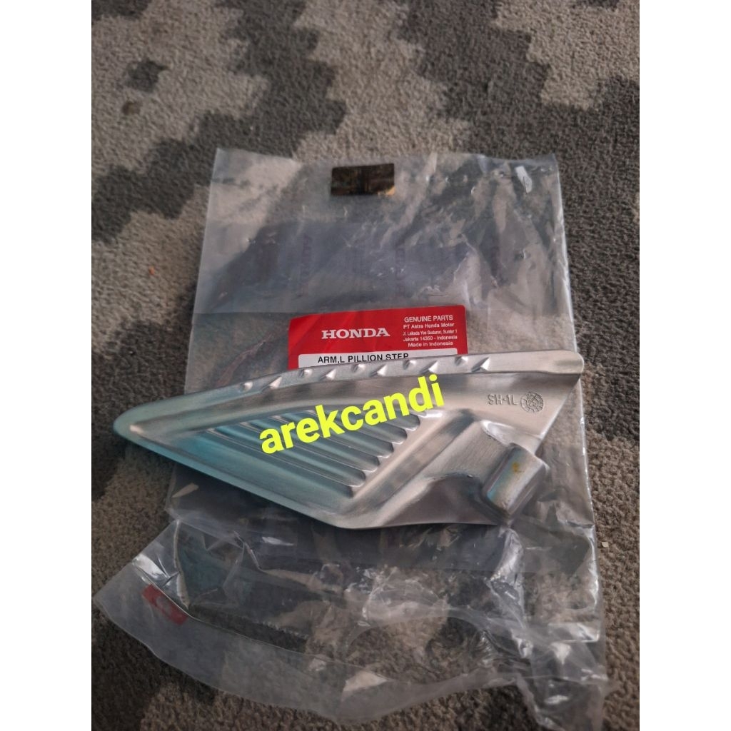 step pijakan kaki belakang new pcx 160 roadsync 2025 ori ahm