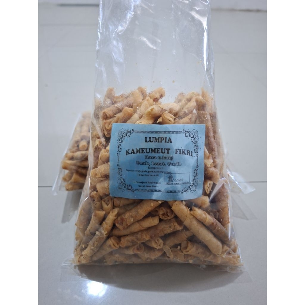 

Sumpiah udang renyah gurih lezat isi 500gram
