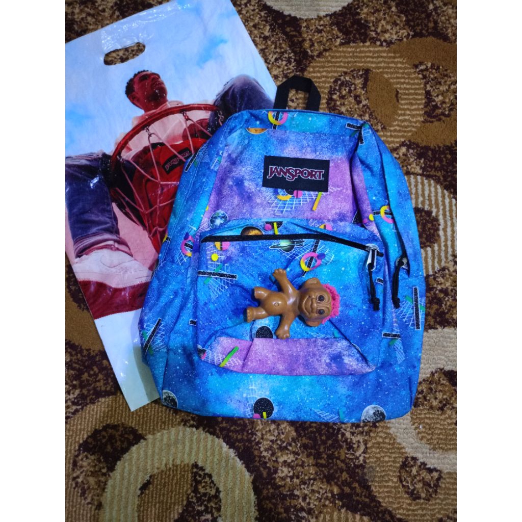 Tas Jansport Motif Galaxy Dj Original