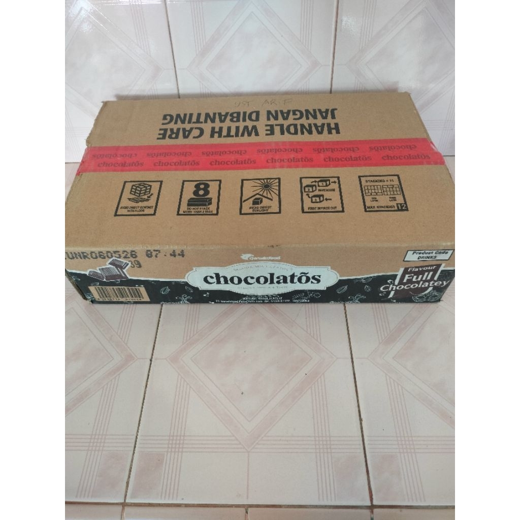 

chocolatos drink coklat 1 karton (isi 8rencengx10 sachet)