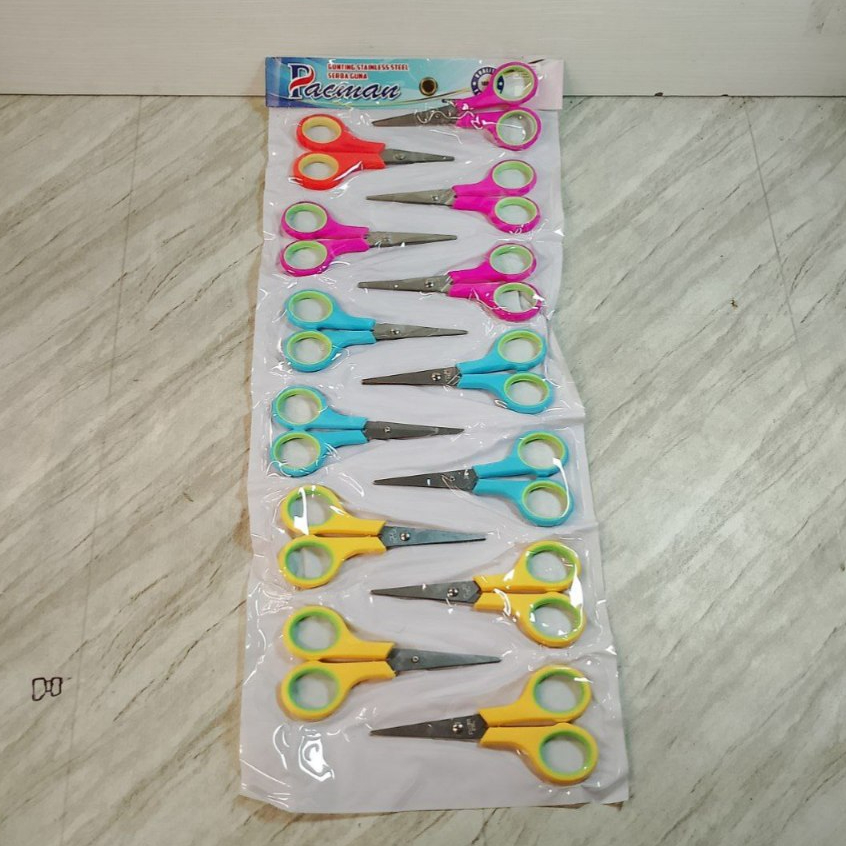 

Gunting Kertas Kecil 12cm 4'' 4In 4Inch TM Warna (1LUSIN)