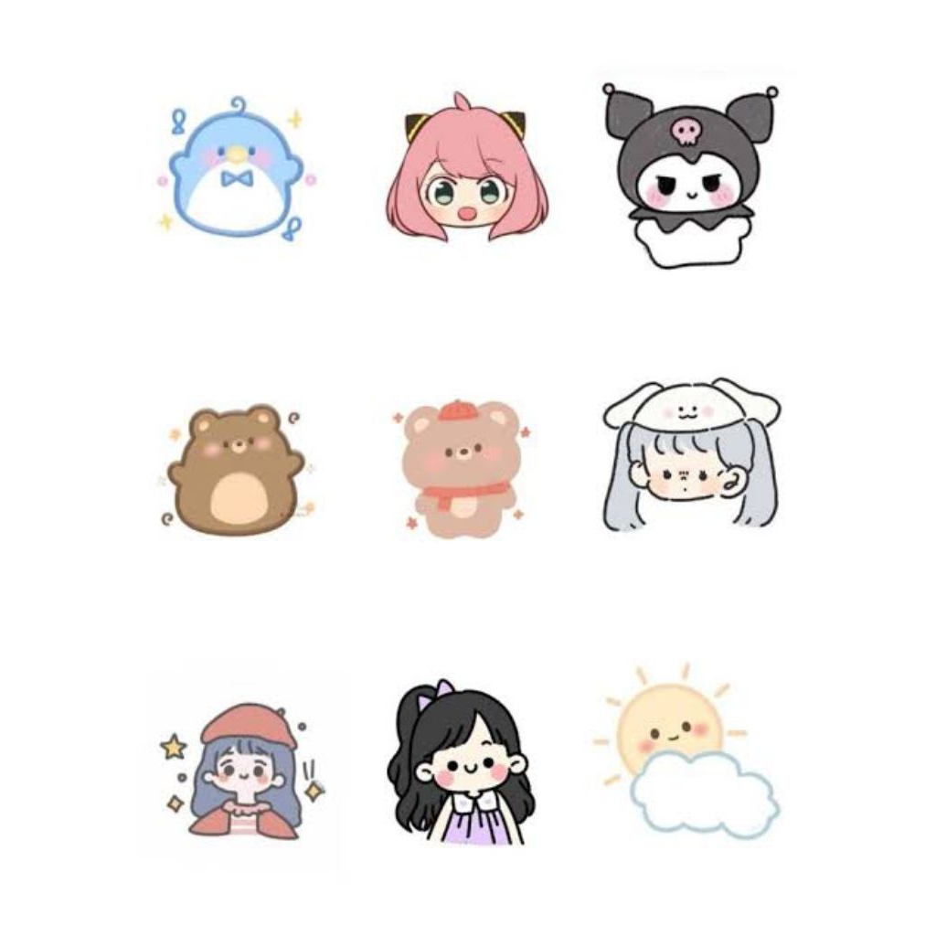 

stiker 1pcs boleh pilih gambar yang mana