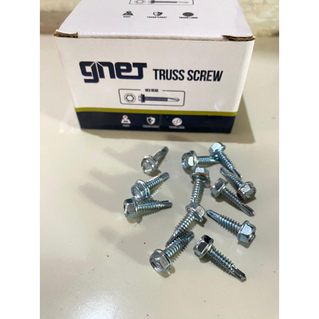 GNET truss screw sekrup baja ringan
