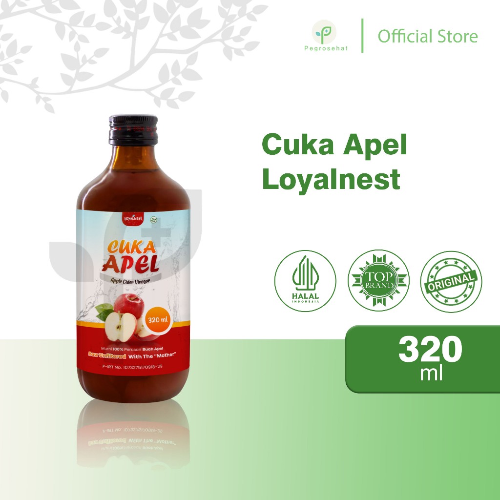 

Loyal Cuka Apel Organik Original with Mother - Apple Cider Vinegar untuk Diet & Kesehatan
