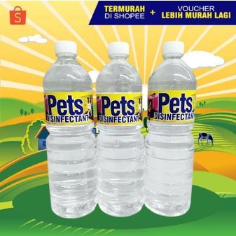 DISINFEKTAN 1 LITER - Disinfektan Kandang Kucing Steril Kandang Pembersih Virus Kandang Anjing Kelin