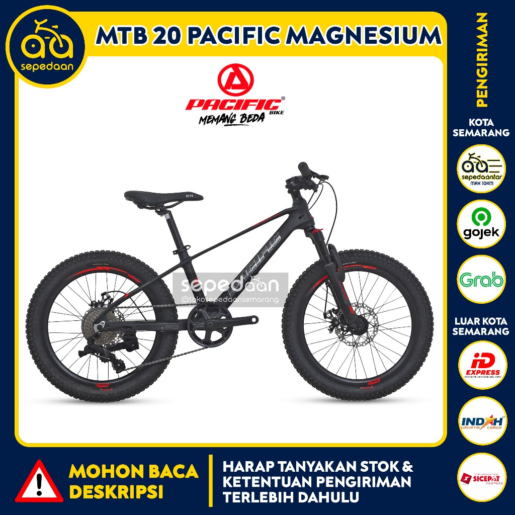 Sepeda Gunung Anak Dewasa MTB 20 PACIFIC - Rem Cakram Cowok Laki-laki