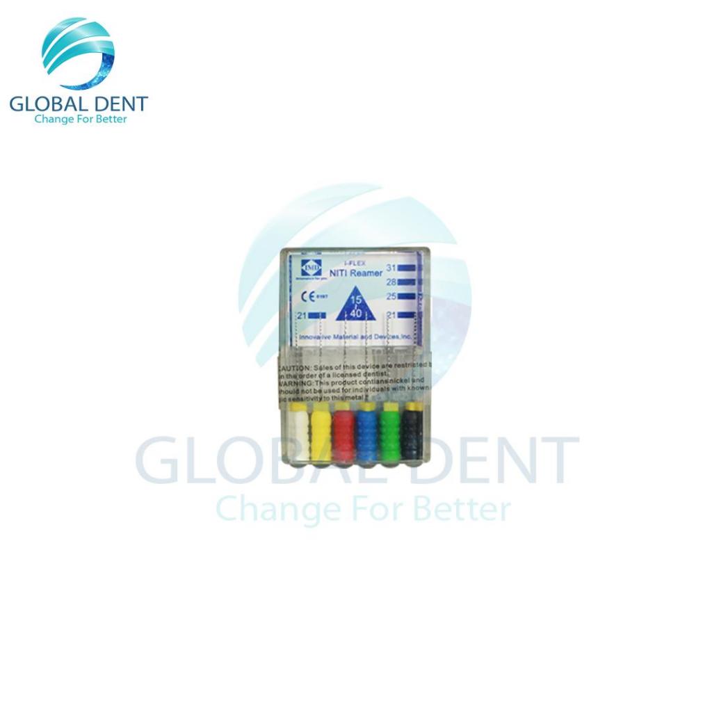 Global Dent NITI HAND REAMER 21MM - IMD K-File & H-File untuk Preparasi Saluran Akar dan Obturasi La