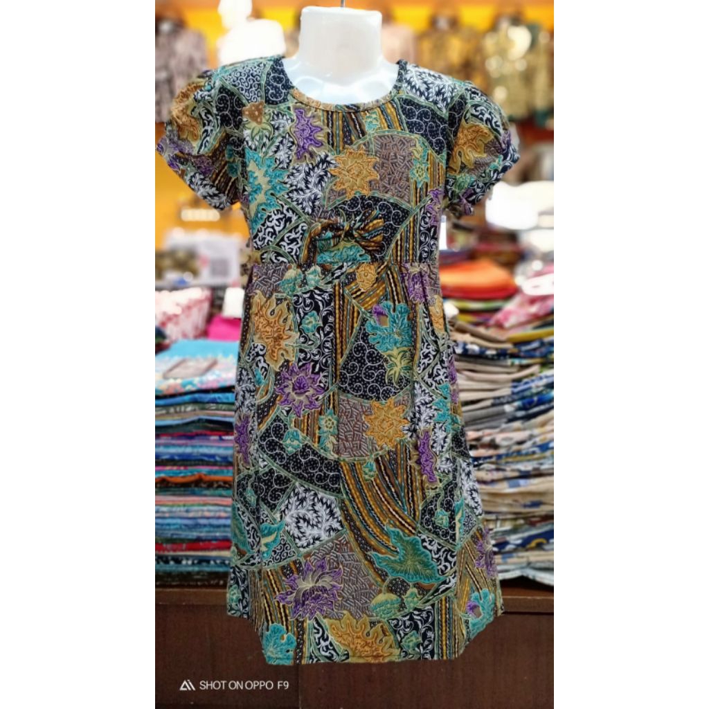 Bakul batik,Drea batik anak lengan pendek