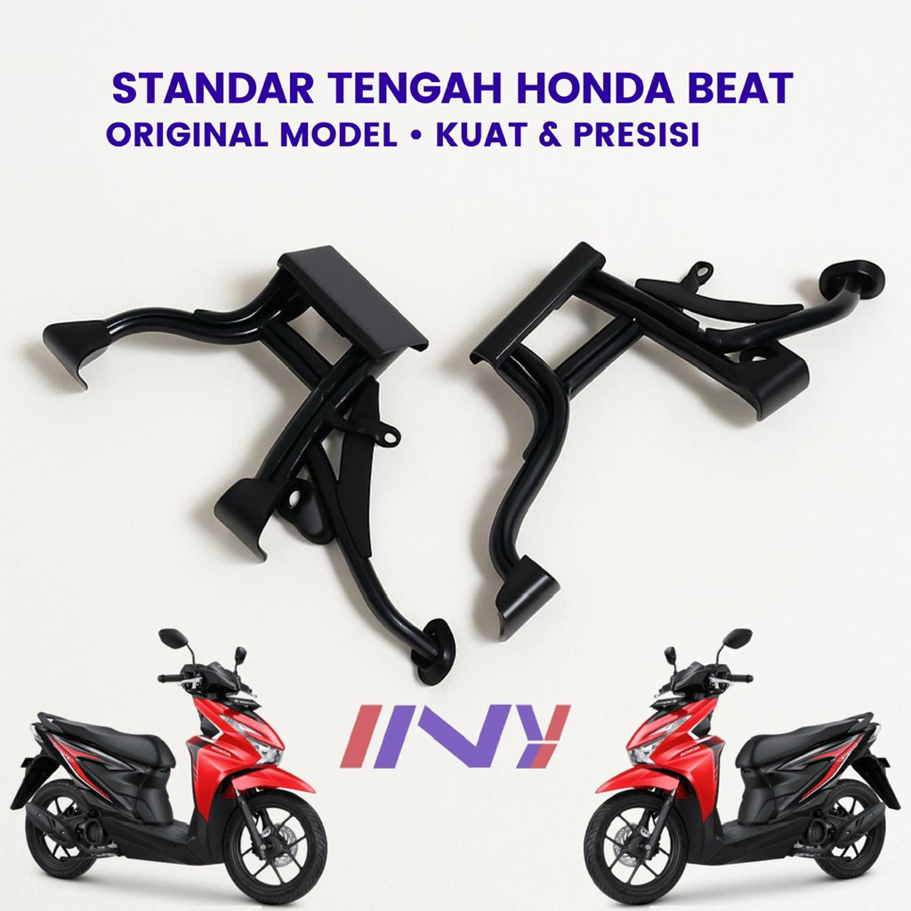 Standar Tengah Beat Hitam Ori / Standar Tengah Motor Beat FI ESP 2014-2022 / Dudukan Tengah Beat Hit