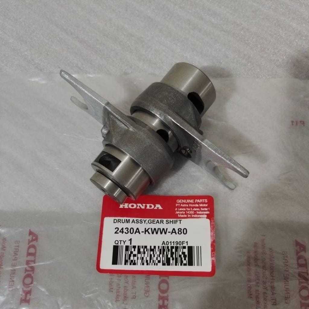 Botolan perseneling Drum Assy Gear Shift Honda Revo absolute 110 Blade Karbu Revo FI ORIGINAL 2430A-