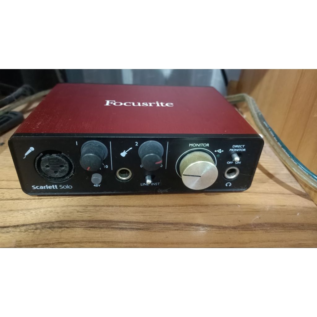 Focusrite Solo Gen 2 dan Mic AudioTechnica AT2020