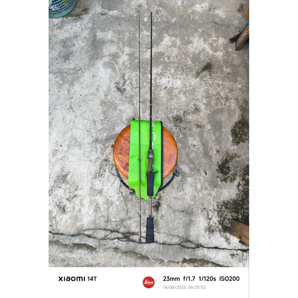 Joran Relix Nusantara cangkek bc gen s 2-6lbs second minus pemakaian rod pancing casting minud sarun