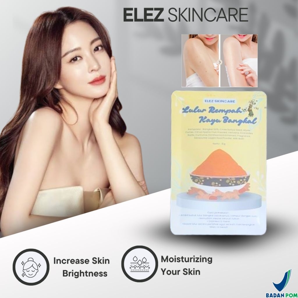 SEE_BEAUTY SEE118 ELEZ Skincare Lulur Kayu Bangkal 10g Kemasan Saschet Lulur Bangkal Pemutih Badan 1