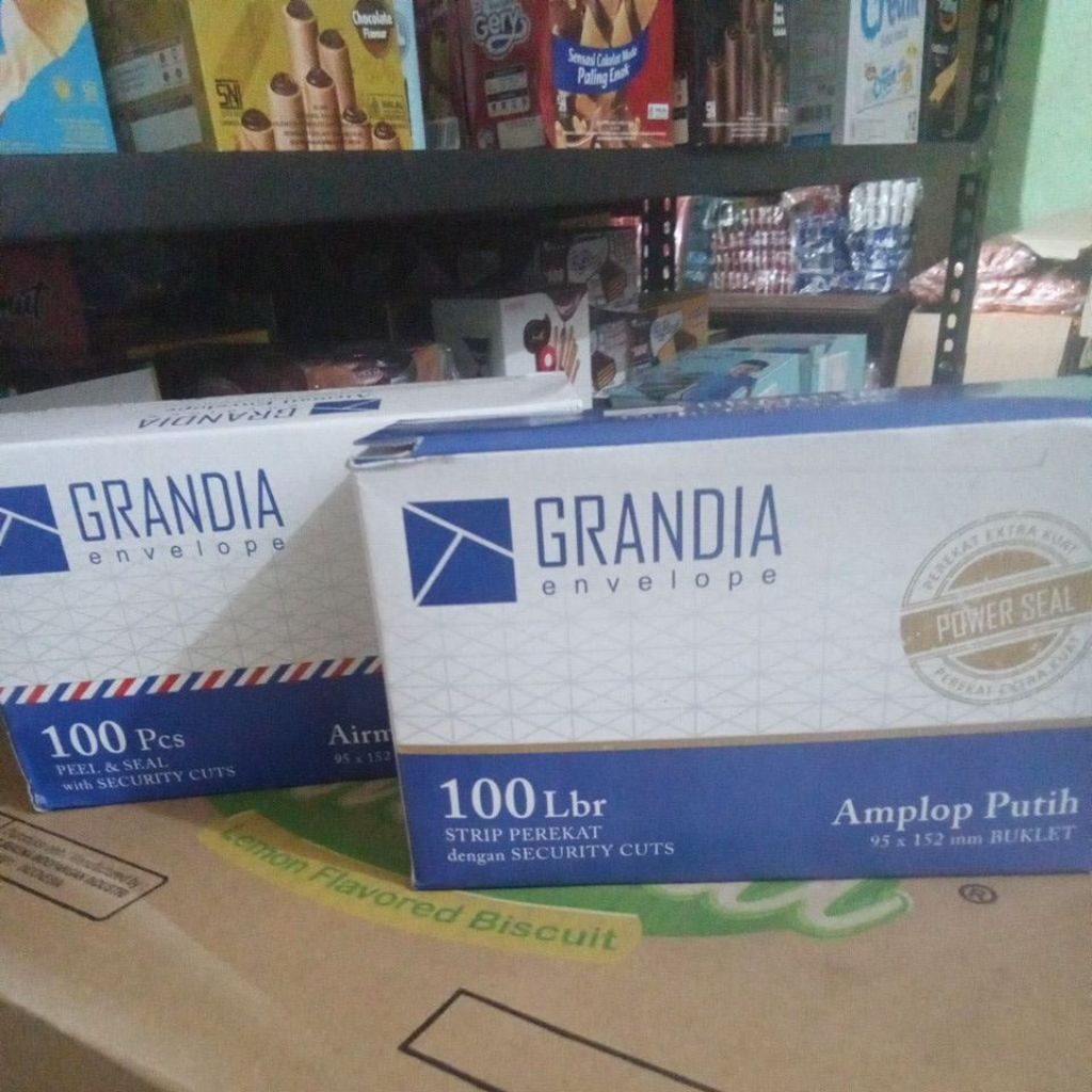 

Amplop Grandia 100lembar /ktk
