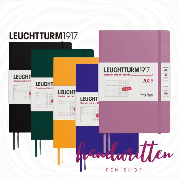 

LEUCHTTURM 1917 2026 Weekly Planner & Notebook Medium A5 Hardcover | Agenda | Journal / LEUCHTTURM1917