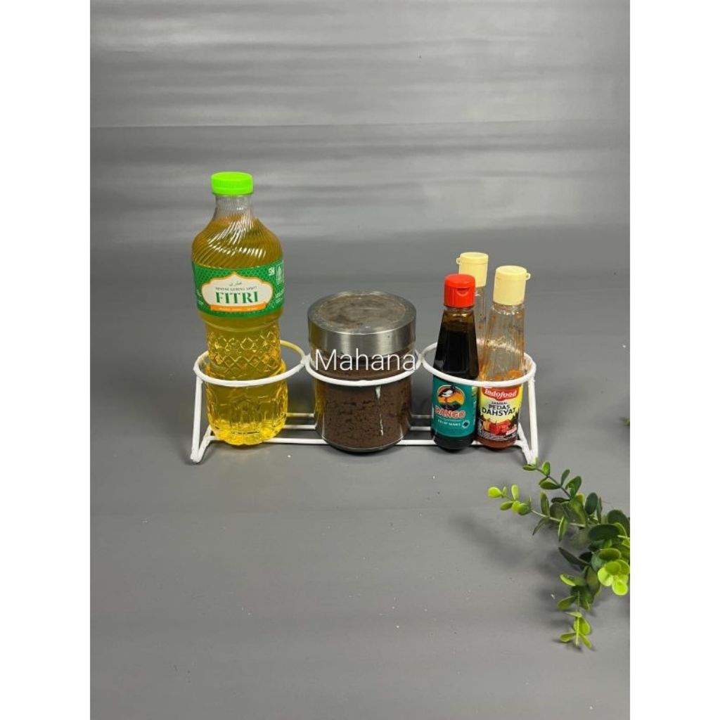 rak botol minyak/kecap/tempat botol minyak estetik