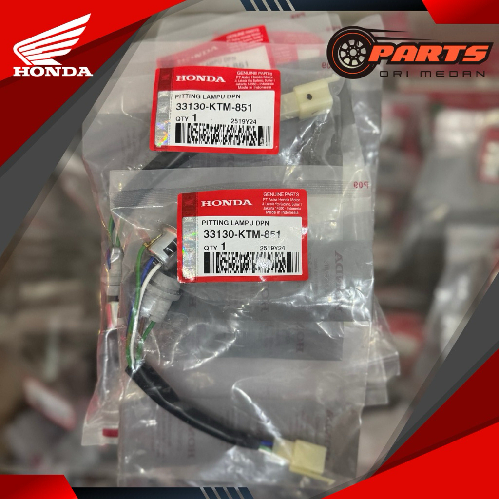 FITTING LAMPU ( 33130-KTM-851 ) ORI SUPRA 125