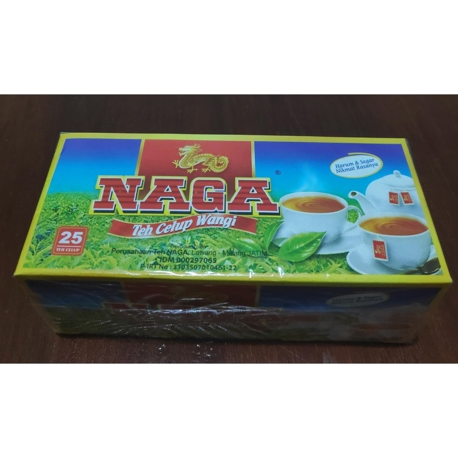 

(GROSIR / Beli Banyak Lebih Hemat) [24 Packs] Teh Cap Naga Celup Asli Kota Malang