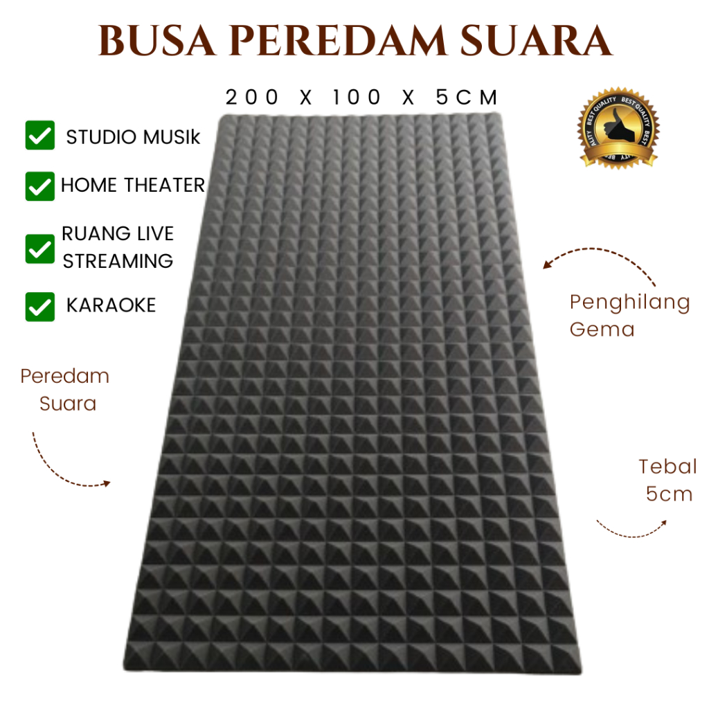 Busa Piramid | Busa Telur Motif Baru Piramid | Busa Peredam Suara