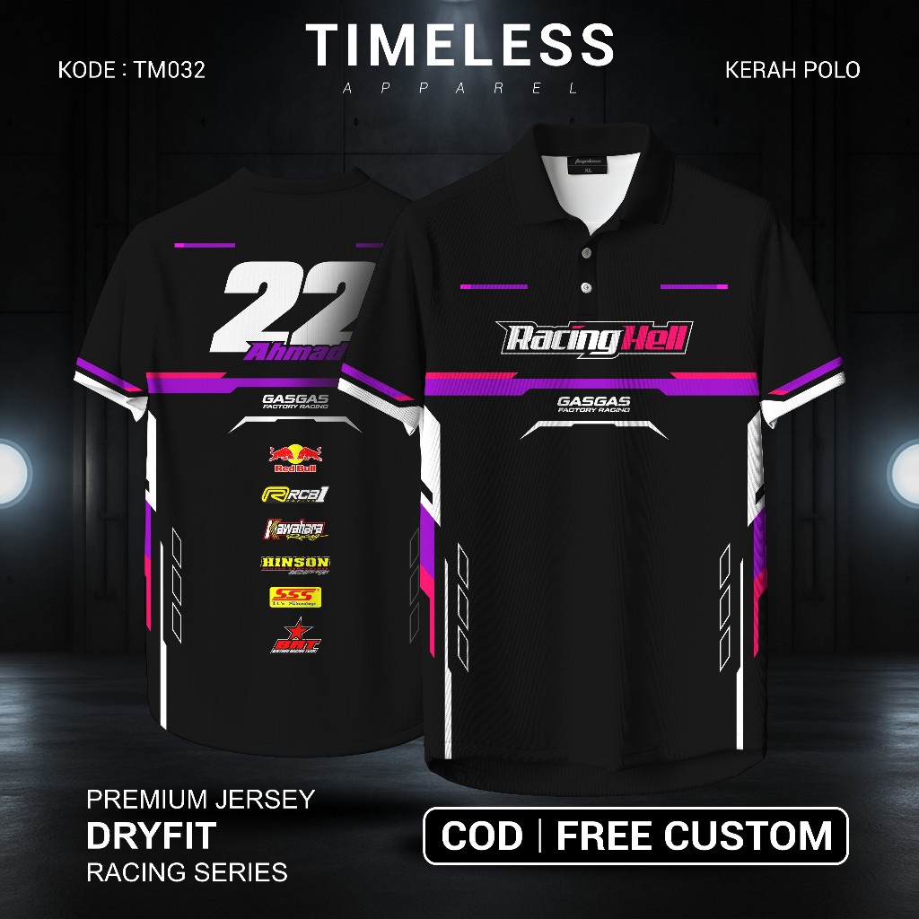 Jersey Kaos Jersey Racing Pria Wanita Bisa Request Free Custom