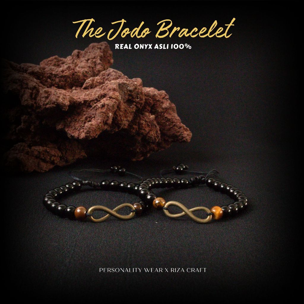 JODO BRACELET - Gelang Couple Aesthetic Pasangan Bestie Aesthetic Pria Wanita Keren Terbaru Batu Ala