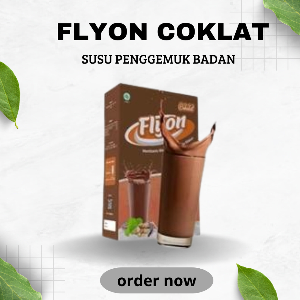

Susu Flyon Rasa Cokelat Penambah Nafsu Makan Tinggi Kalori & Protein 200gr - Rasa Coklat