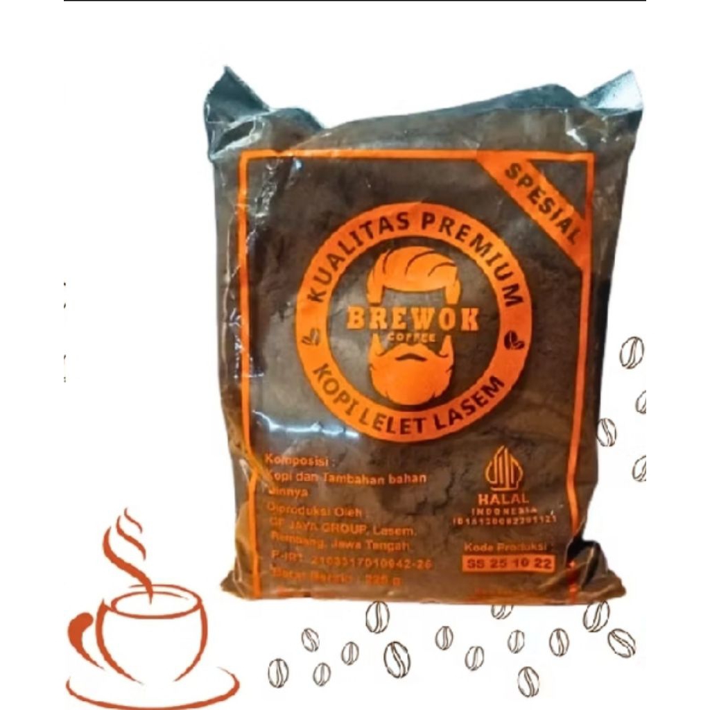 

KOPI LELET BREWOK KHAS LASEM REMBANG 225 gram g KOPI BOLOT KOPI TUBRUK NIKMAT KOPI HITAM LASEM REMBANG 225GRAM 225G KOPI PREMIUM ORIGINAL BERKUALITAS KOPI BREWOK 225G