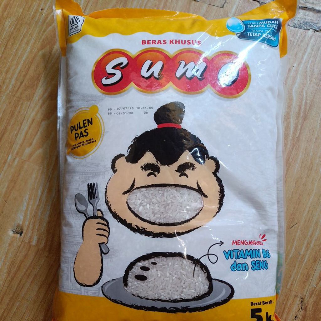 

Beras SUMO Kuning 5kg beras khusus