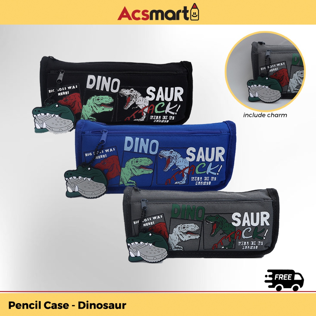 

ACSmart - Kotak Pensil Dinosaurus | Pencil Case Dinosaur [R415]