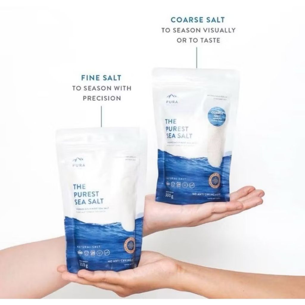 

pura sea salt ( garam kasar) 300gr