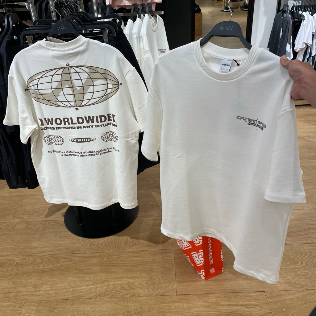 Jastip. Tshirt Oversize Bershka (MAN)