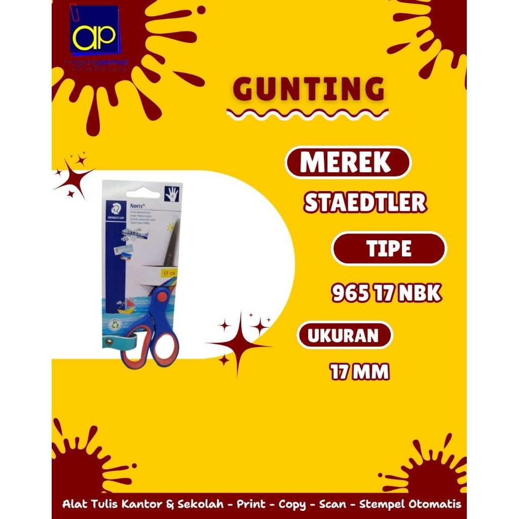 

Gunting Staedtler Noris 17cm