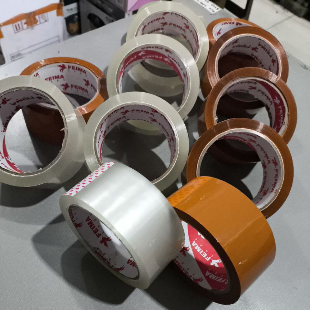 

lakban 90y ( warna coklat / putih/ fragile