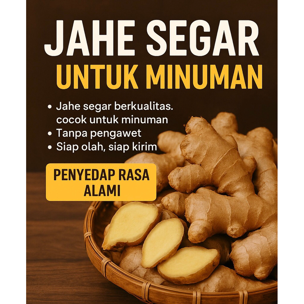 

Jahe Segar dan Berkualitas