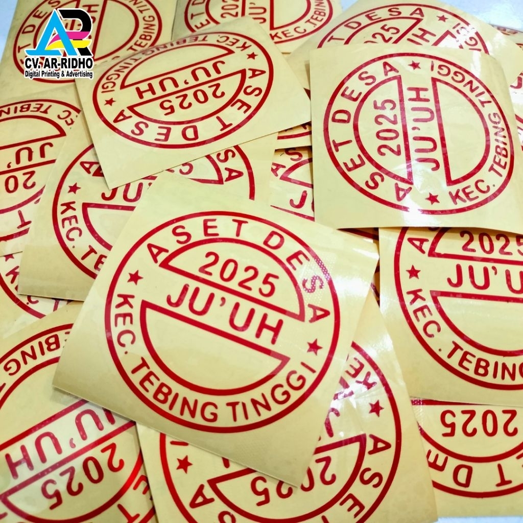 

Stiker Aset Nama Desa /Stiker Aset Cutting /Stiker Desa