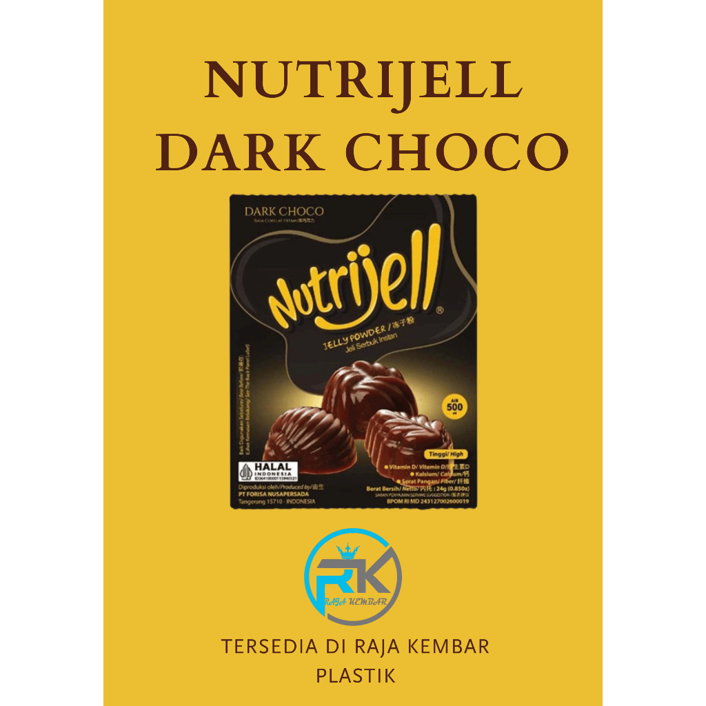 

Nutrijell Jelly Powder Dark Choco / Nutrijell Dark Choco