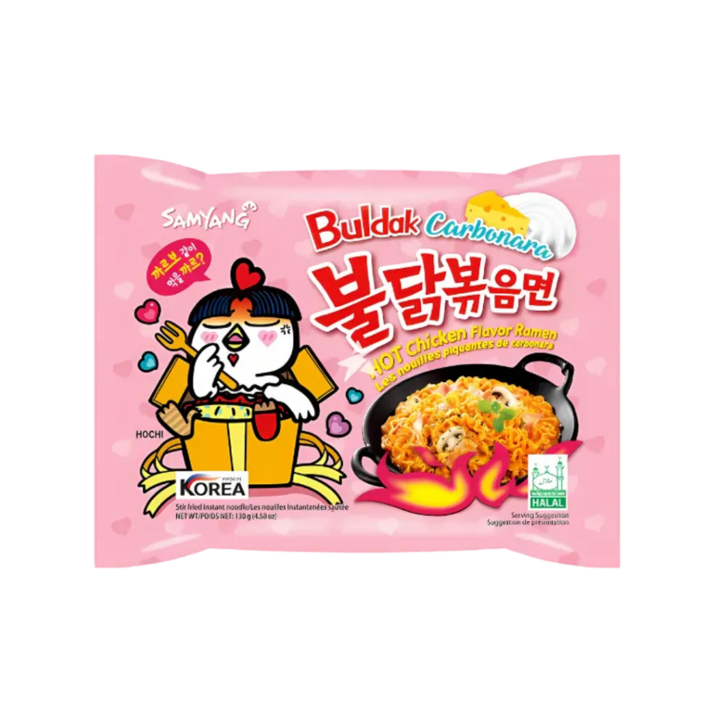 

Samyang Hot Chicken Ramen Carbonara 130g/Samyang Carbonara/Korean Food