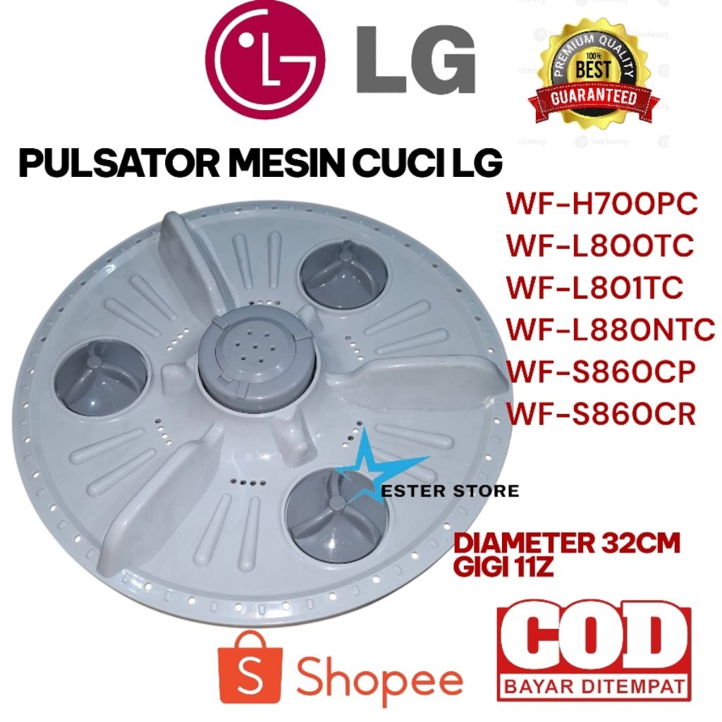 Pulsator LG WF-700PC WF-800TC WF-L801TC WF-L880NTC WF-S860CP WF-S860CR Pulsator LG 32cm Gigi 11z Hig