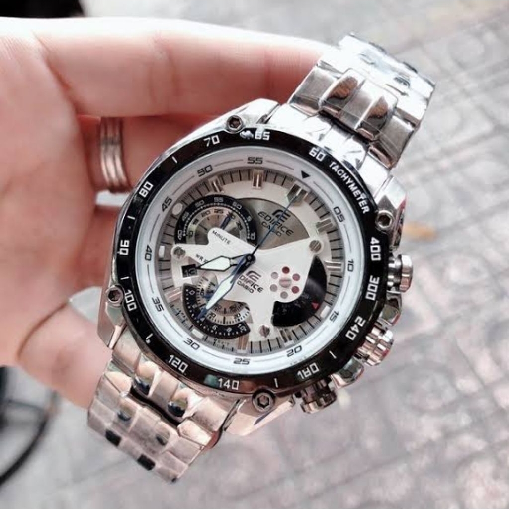 Jam Tangan Pria Sport Choronograph Model Edifice  EF-550D-7AV - Premium look 
