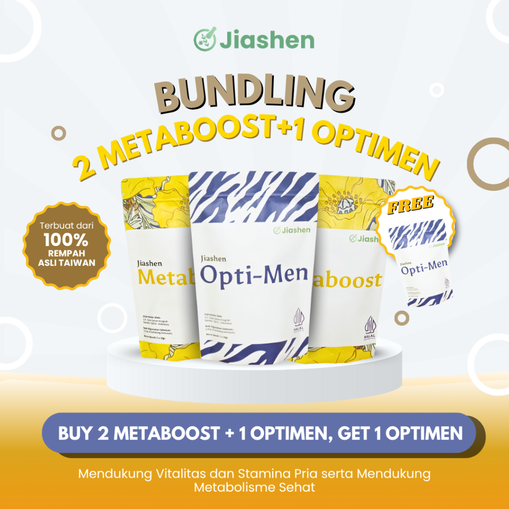 

[Spesial Bundling] Metaboost 2 & Optimen 2 (Beli 3 Gratis 1)