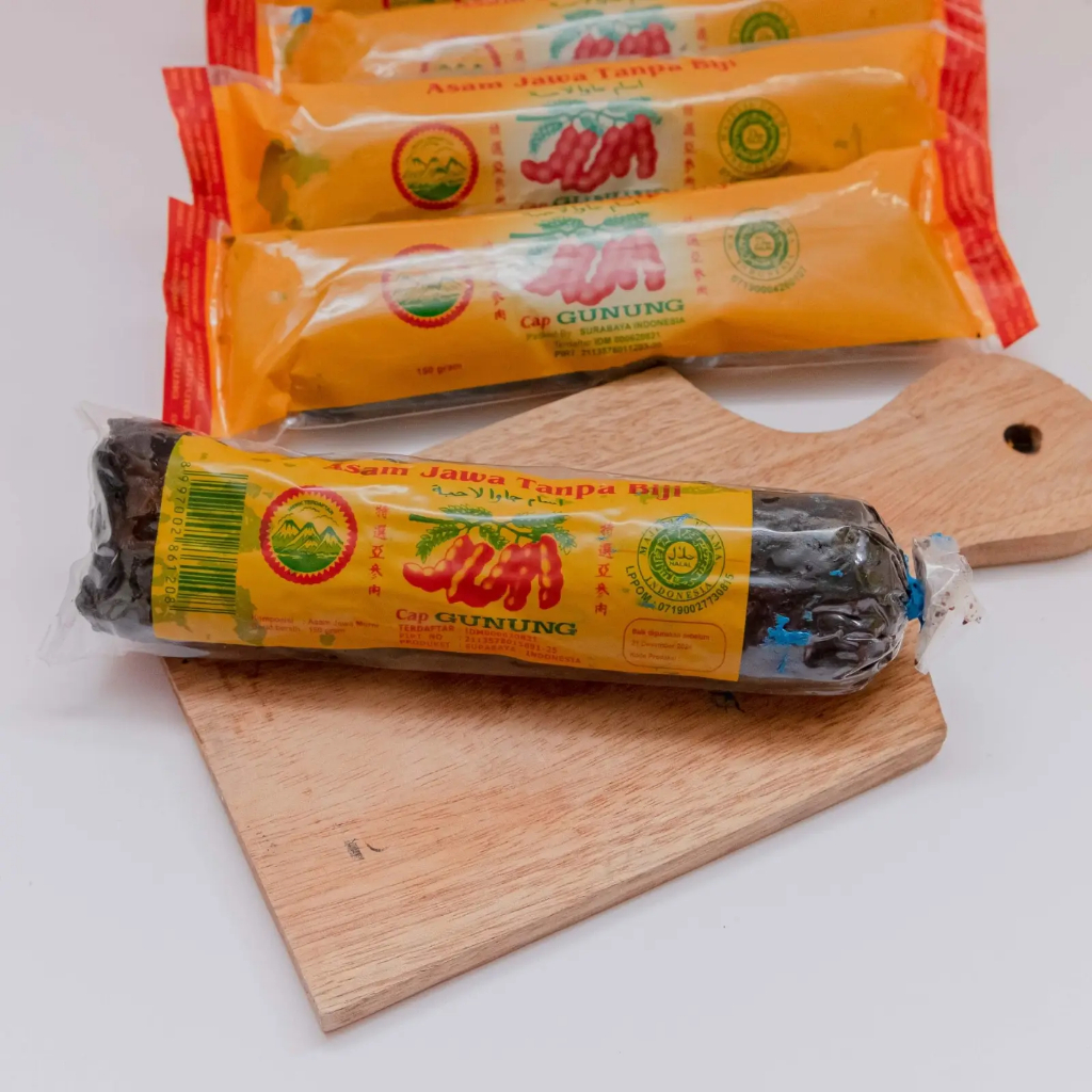 

Asam Jawa Tanpa Biji Cap Gunung 150gr