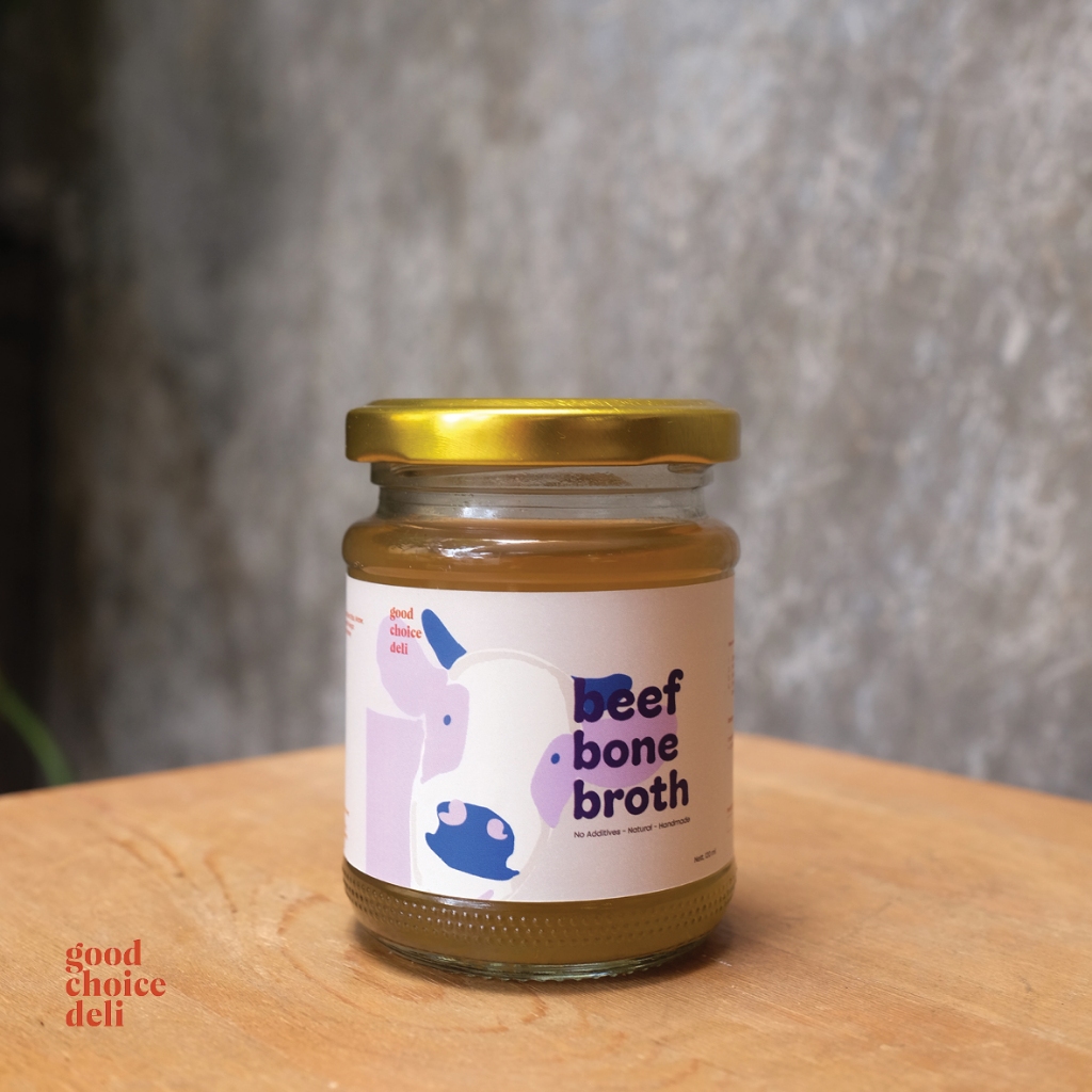 

Beef Bone Broth MPASI Unsalted 120ml | Kaldu Tulang Sapi Premium | BB & Immune Booster Anak / Dewasa - Good Choice Deli